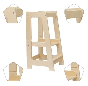Tour d'apprentissage de cuisine pour enfants, pliable, tabouret réglable - Product Image 3