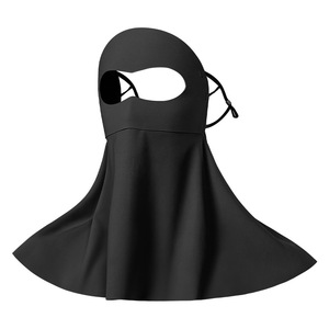 Sun Protection Veil Full Face Neck Coverage 3D Design Long Scarf Women Outdoor Use - Product Image 1