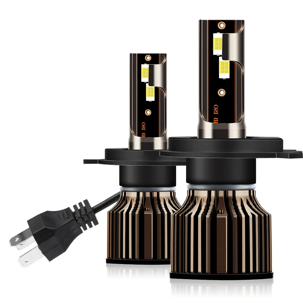 GAO Parts Lampu LED Mobil Q7 Chip Led 360 Derajat Ke Cahaya dengan 6000K 6000LM