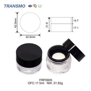 Boîte à poudre vide en plastique, boîte à poudre personnalisée avec logo, boîte à poudre vide noire, boîte à poudre pressée de 40 mm - Product Image 2