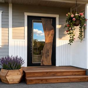 <span class=keywords><strong>Porte</strong></span> pivotante en bois grainé de style chinois, grande <span class=keywords><strong>porte</strong></span> <span class=keywords><strong>d</strong></span>'<span class=keywords><strong>entrée</strong></span> extérieure double pour maisons, portes <span class=keywords><strong>d</strong></span>'<span class=keywords><strong>entrée</strong></span> modernes sécurisées - Product Image 2