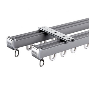 Phong Cách Hiện đại Mịn Trượt Dọc Mù Đường Sắt Theo Dõi Cho Trang Trí Nội Thất Mô Hình Số Rèm Đường Sắt Theo Dõi - Product Image 1