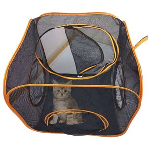 Fábrica BSCI: Nueva Carpa Portátil Plegable para Gatos, de Malla Transparente, Fácil de Montar, Recinto de Camping para Perros y Gatos, de Acero - Product Image 1