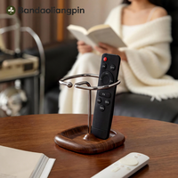 Support de rangement pour télécommande en bois de noyer pour la maison, le bureau, le tiroir de bureau