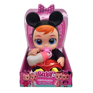 16inch thực tế khóc bé búp bê với nước mắt tương tác hiệu ứng âm thanh sống động như thật mềm Búp bê đồ chơi - Product Image 3