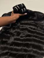 Cabello Remy Rizado Natural de la India sin Procesar del Proveedor, Paquetes de Cabello Humano Natural con Cutícula Alineada de la India, No es un Modelo Permanente