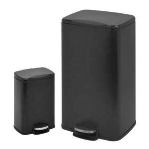<span class=keywords><strong>Cubo</strong></span> de <span class=keywords><strong>Basura</strong></span> con Pedal de Acero Inoxidable al por Mayor de China, Diseño Rectangular <span class=keywords><strong>Pequeño</strong></span> con Tapa para Almacenamiento en el Hogar, Oficina y Cocina - Product Image 4