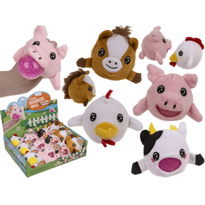 Plush <b>Squeeze</b> <b>Ball</b>, Farmyard Animals, - Product Image 1