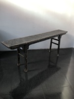 Table Console Shanxi de style vintage chinois série noire récupérée