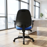 Chaise de bureau moderne à dossier haut Donati, chaise de secrétaire en maille avec appui-tête réglable, mobilier de bureau et scolaire résistant