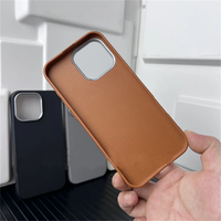 Coque en cuir souple TPU antichoc pour iPhone Air 16 Plus 14 12 13 15 16E 11 Pro Max