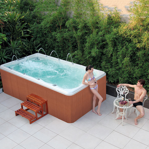 Hotel giardino giardino Jakuzzi Spa vasca idromassaggio 8 persona vasca idromassaggio getti idromassaggio all'aperto Spa vasche idromassaggio piscine - Product Image 5