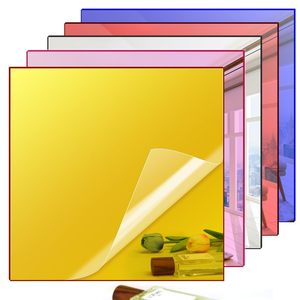 แผ่นอะคริลิคกระจกมันวาวสีทอง3มม. สีสันสดใสสำหรับงานฝีมือแบบ DIY ผู้ผลิตกำหนดเอง - Product Image 3