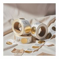 Emballage privé en vinyle personnalisé professionnel autocollant d'étanchéité circulaire étanche