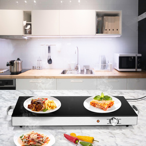 Commercial Hot Plate 150C Touch <b>Timer</b> Child Lock Tempered Glass Anti-Scald Aluminum Frame Coil Household Energy Large Square Sur - Product Image 1