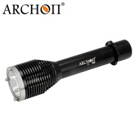 ARCHON D22 Lampe de plongée professionnelle 1000LM, lumière de plongée 6500K LED, torche portative étanche à 150m pour le sauvetage et la recherche