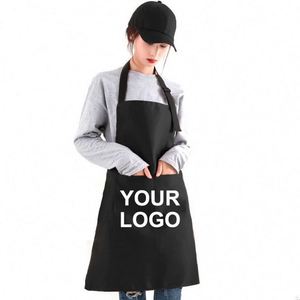 Promotional Customized Logo Printed Personalised <b>Gift</b> Kitchen Aprons - Product Image 1