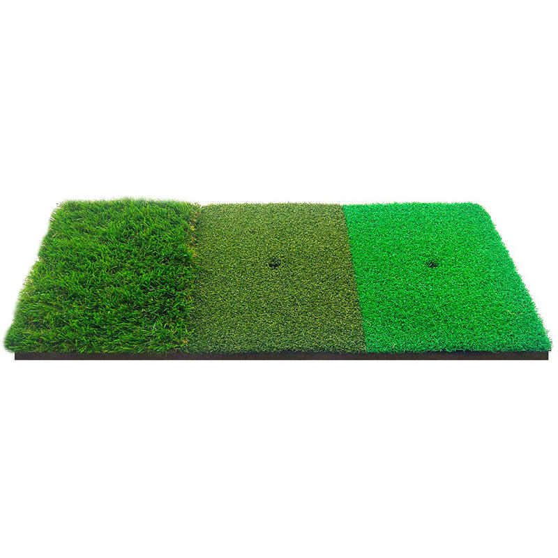 Trois tapis d'herbe