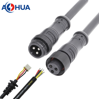 Kabel Harness Kotak Kontrol, Terminal Pemroses Kabel, Konektor Tahan Air Male Female 3pin, Pembentukan Kabel