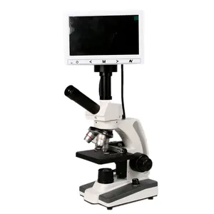 9 इंच 7 इंच HD सेल जैविक माइक्रोस्कोप रक्त की एक बूंद परीक्षण साधन ऑप्टिकल अवलोकन परीक्षक एल्यूमीनियम बॉक्स