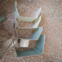Gouttière de drainage épaissie de nouvelle conception avec couvercle en grille FRP, feuille de fibre de verre, prix d'usine