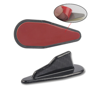 Aileron de toit universel pour <span class=keywords><strong>voiture</strong></span>, générateur de vortex en forme d'aileron de requin, stabilisateur de flux d'air auto-adhésif en ABS, accessoires de modification aérodynamique automobile - Product Image 3