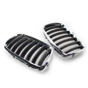 Rejilla de parachoques delantero para BMW X5, plástico ABS con moldura cromada, entrada de aire para modelos 2008-2013 - Product Image 2