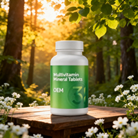 Comprimés multivitaminés et minéraux OEM ODM, formule équilibrée pour compléter les nutriments manquants et maintenir la vitalité quotidienne du corps