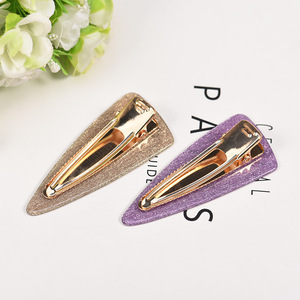 Sheshares tươi và ngọt ngào Acrylic nhiều màu dễ thương <span class=keywords><strong>bangs</strong></span> kẹp tóc kẹp tóc hình tam giác - Product Image 3