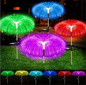 Luces Solares LED Impermeables para Jardín, Paisaje, Camino, Patio, Césped, Bodas, Decoración de Jardín al Aire Libre, 7 Colores Cambiantes, Venta al por Mayor - Product Image 1