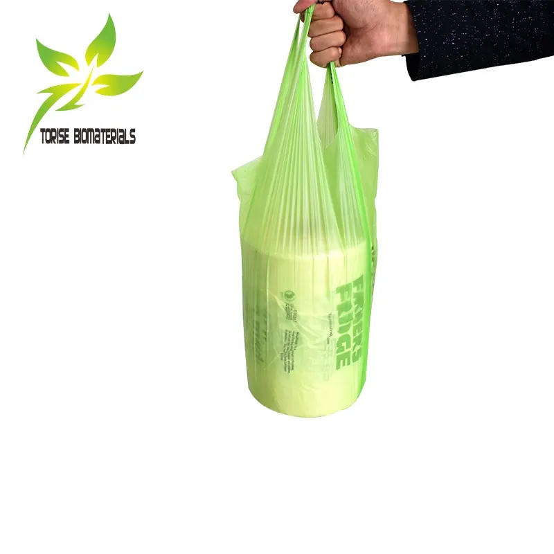 Bolsa de embalaje de plástico biodegradable personalizada para té de la leche de una o dos tazas, bolsas de plástico desechables para llevar café y jugo