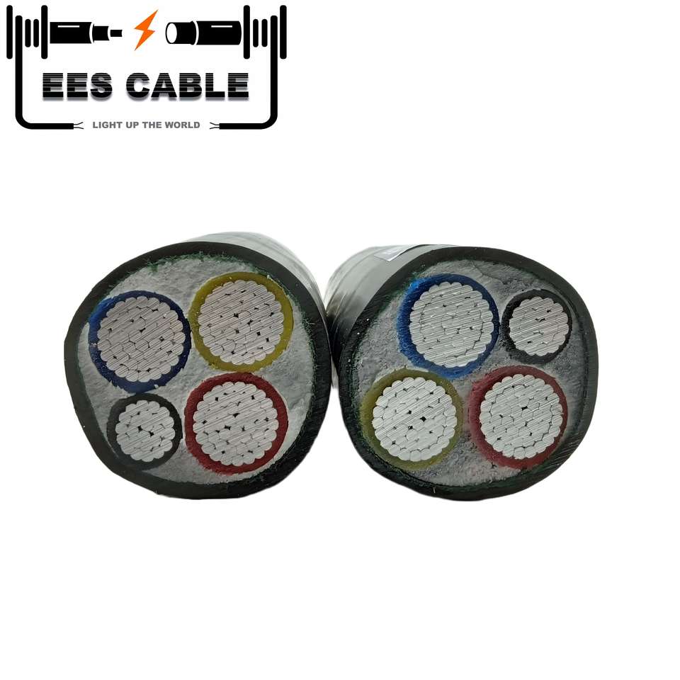 YJLV NA2XY Aluminum XLPE PVC Power Cable 3.5C 3x240+120 3x185+95mm2 Low ...