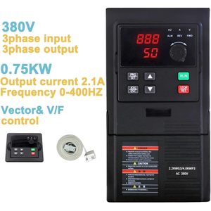 อินเวอร์เตอร์ควบคุมความเร็วมอเตอร์สามเฟส Tdiozabkx VFD ขนาด 2.2 กิโลวัตต์ 380 โวลต์ - Product Image 6