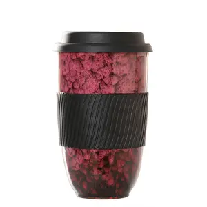 400ml Nordic Ceramic Mug Heat Resistant Coffee Cup With Silicone Lid Heat Insulation Sleeve Latte Milk Espresso Cup Travel Mug