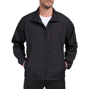 Men's Standard Polyester Cotton Bomber <b>Jacket</b> High Street Quick Dry Breathable Windproof <b>Slim</b> <b>Fit</b> Zipper Closure Front Logo - Product Image 5