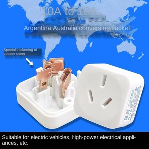 Yachi 10A 16A <span class=keywords><strong>prise</strong></span> de Conversion ca <span class=keywords><strong>chauffe</strong></span>-<span class=keywords><strong>eau</strong></span> convertisseur <span class=keywords><strong>prise</strong></span> acier inoxydable ABS 5m connectivité WiFi spécial pour l'argentine - Product Image 5