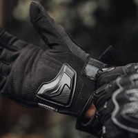 Gants de cyclisme été‑printemps pour hommes, gants de moto à doigts complets, résistants aux chocs et aux chutes, gants de vélo et de moto réfléchissants