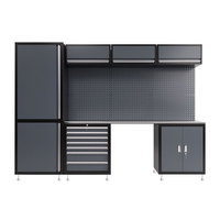 Armadio Portautensili Modulare Industriale Personalizzabile OEM in Acciaio Laminato a Freddo per Uso Intensivo, Tipo a Cassetti