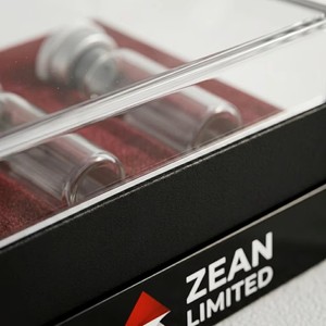 Caja de Almacenamiento de Péptidos PREMIUM de 2 Piezas con Tapa de Acrílico de Alta Claridad, Forro de Terciopelo Rojo e Impresión de Logotipo Personalizado - Product Image 2
