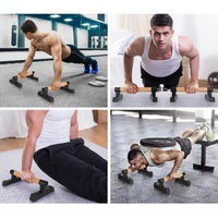 Barres parallèles en bois massif personnalisées, barres en forme de T, supports en bois pour pompes et dips avec support russe pour la remise en forme