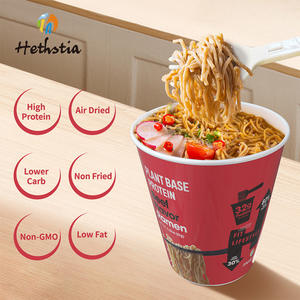 Tazza di carne di manzo ad alto contenuto proteico zuppa di spaghetti istantanei deliziosa confezione per zuppa di Noodle Ramen sostitutiva - Product Image 3