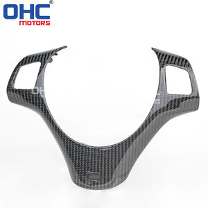 Couvercle de bouton de commande de volant en Fiber de carbone pour <span class=keywords><strong>BMW</strong></span> <span class=keywords><strong>320i</strong></span> 335i e90 e91 e92 e93 m3 série 3 coupé Sedan - Product Image 2