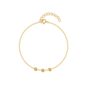 Bracelet and Necklace Same Style New Design Trendy 925 Silver 18k Gold Plated Fine Jewelry for Girls - Product Image 1