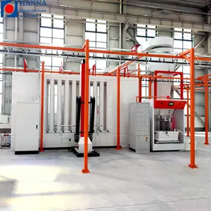 China sistemas automatizados de recubrimiento por pulverización/equipo de pintura por pulverización electrostática/Fabricante de línea de recubrimiento en polvo