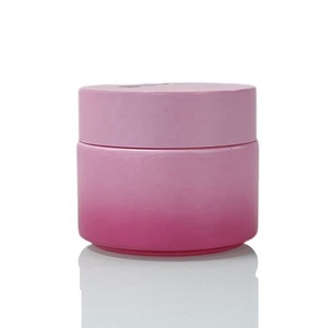 Tarro de vidrio opalino azul mate de 100 g vacío con tapa azul para crema facial, loción y cuidado de la piel, etiqueta para el cuidado de la piel, tratamiento de superficie, 50 g, 60 g - Product Image 2