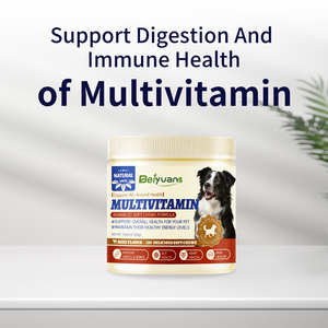 Complément alimentaire multivitaminé pour chiens Beiyuan, complexe B naturel et vitamines A/D, soutient la santé des articulations, du <span class=keywords><strong>cœur</strong></span> et du système immunitaire des chiens âgés - Product Image 3