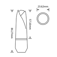 Forme de fleur en gros tube de rouge à lèvres
