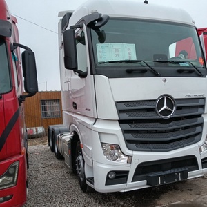 Camión Tractor Diésel <span class=keywords><strong>Mercedes</strong></span> Usado 6x4 de 480HP con Volante a la Izquierda, Suspensión Neumática Trasera para Remolque de Plataforma Baja, Transporte de Equipo Pesado - Product Image 1