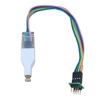 Sonda de pines Pogo para programación de chips BIOS EEPROM IC SOP8/WSON8/QFN8/SOIC8 con cable Dupont