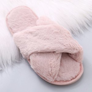 Pantofole invernali da donna pantofole superiori in pelliccia sintetica per pantofole da camera pelose - Product Image 3